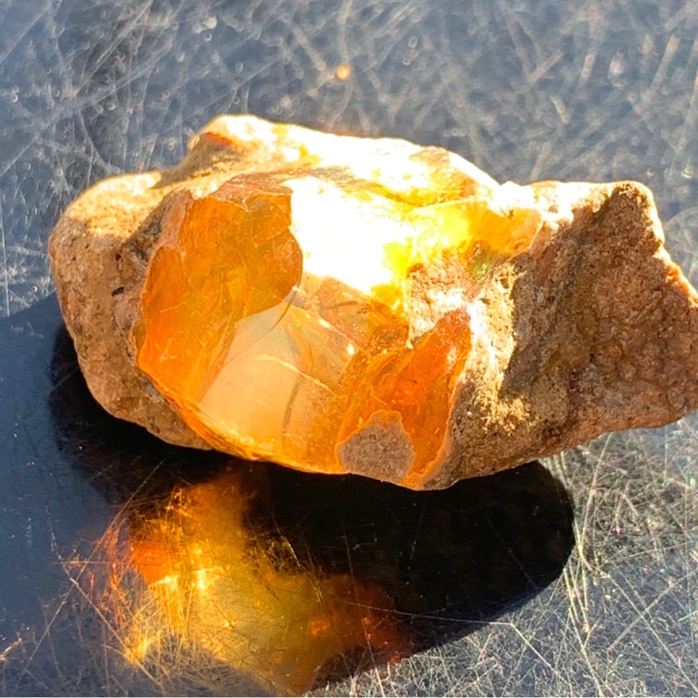 Crystal Opal 51.25Ct Natural Ethiopian Water Crystal Opal Specimen - Picture 15 of 17